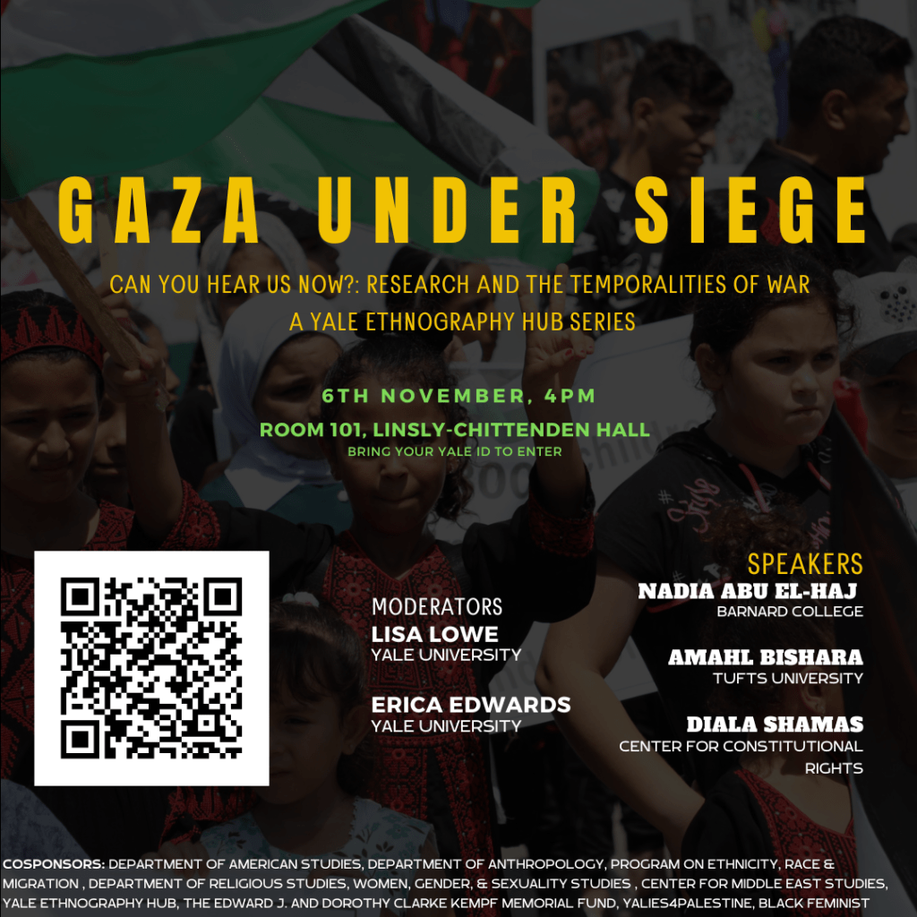 social media card for "Gaza Under Siege"